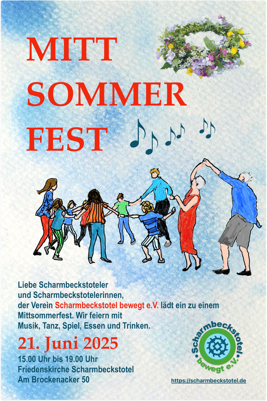 Plakat zum Mittsommerfest